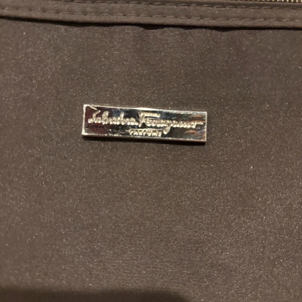 Salvatore Ferragamo zip cosmetic pouch